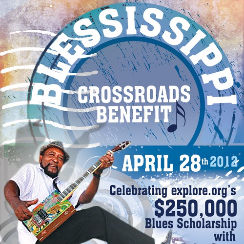 Design our Blues Concert Benefit Poster! Ontwerp door J Baldwin Design