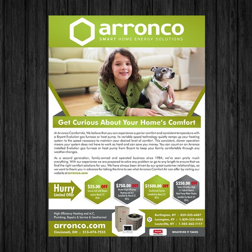 Create An Eye Catching Ad For The Region S Top Hvac Company