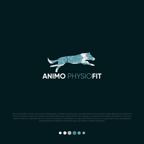 Create a trendy logo for a physiotherapy practice for dogs (and small animals) Design by Anshal.