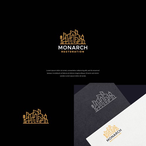Design a modern clean logo package for a restoration company Design by Danny A