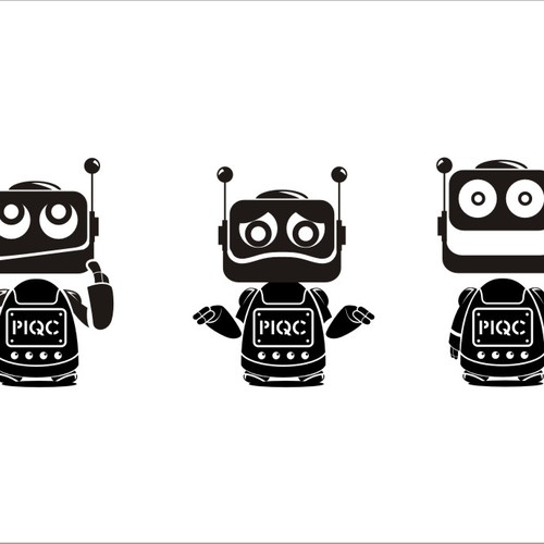 Pixar-esque Mascot & Logo - Cute, Modern, 3D Robot-Pixie Design by DORARPOL™