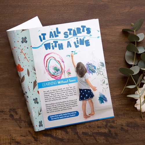 We need a powerful new design to visually represent our new product tagline Design by Rockyman