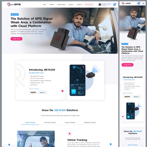 Sleek, cutting-Edge design ECommerce site focusing on traffic from Amazon sales Design by Javier Milla