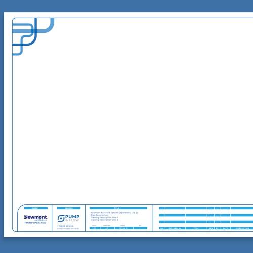 Diseño de Title block for technical drawings de winmal