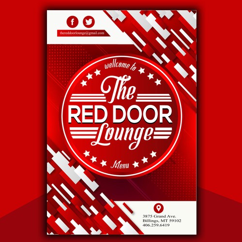 Red Door Menu Cover Poster Contest