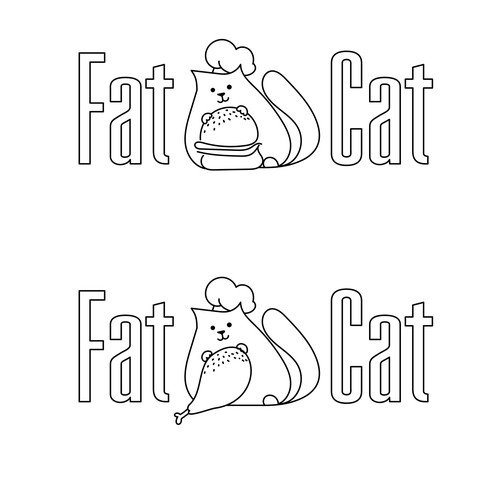 Fat Cat Design by Irina Ra