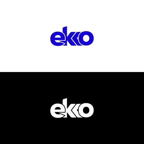 SIMPLE LOGO - ekko Letters then dm after Design by DezinerAds