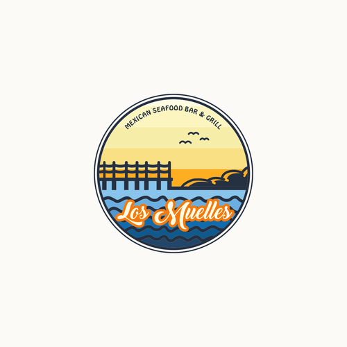 Coastal Mexican Seafood Restaurant Logo Design Design por break the limit