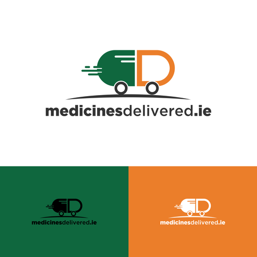 logo for online pharmacy medicinesdelivered.ie Design by grafena#1