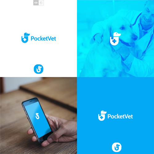 Create a logo for a disrupting mobile vet company Design by enfanterrible