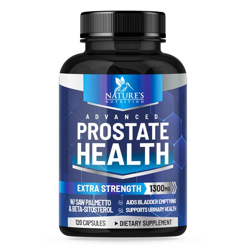 Nature's Nutrition needs a Men's Prostate Health product label Design by Walid Designs Studio