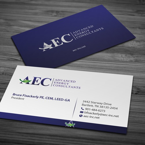 AEC Business Card Design by AYG design