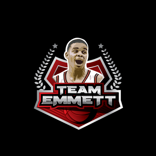 Basketball Logo for Team Emmett - Your Winning Logo Featured on Major Sports Network Design por Sam.D