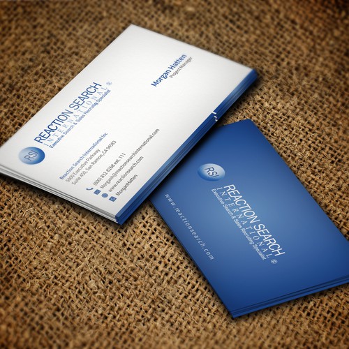 AkGraphicsSolutionsさんのCreate a new Business Card design for an Executive Search Companyデザイン