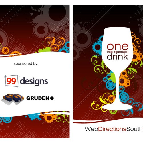 Design the Drink Cards for leading Web Conference! Diseño de ironmike
