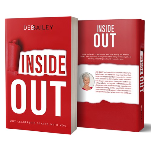 Debs Inside Out book cover-ontwerp door JervyDesign