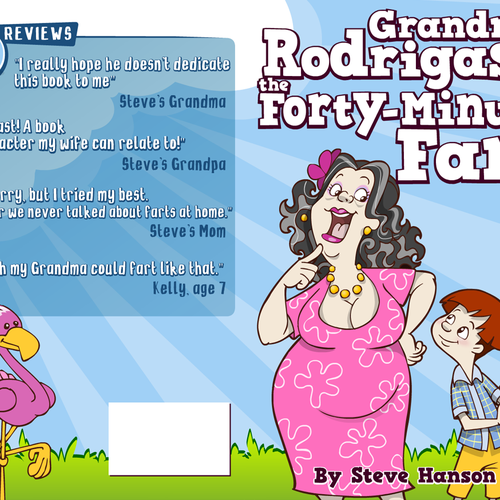 Design Children's Book Cover: Cartoon Grandma (ages 7-10, series) por MillyMax