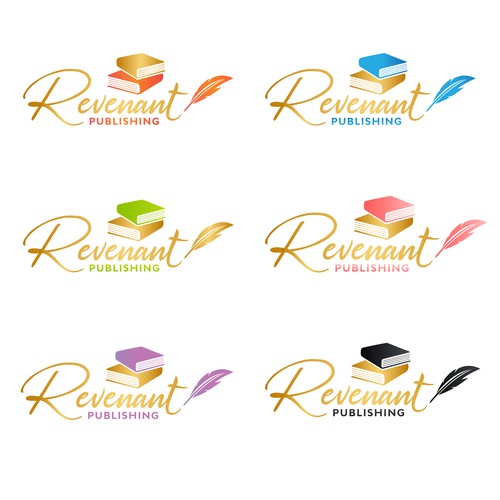 I need a catchy logo to represent my publishing company. Design by Mimi™