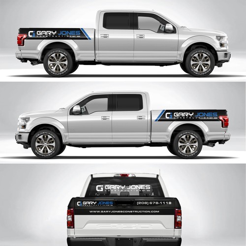 Partial vehicle wrap Design by Kiky Rizki