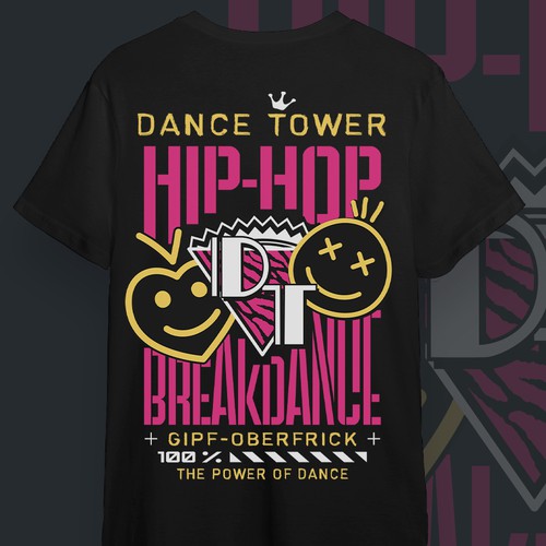 T-shirt Design - Dance Tower Design by mañana_art