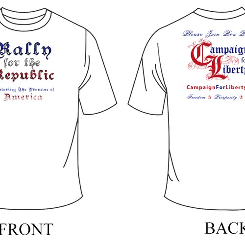 Campaign for Liberty Merchandise Design por ronftw