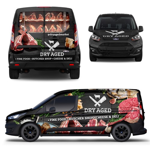 Designs DRY AGED VEHICLE WRAP 1 Car, truck or van wrap contest