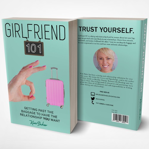 Design a classy, flirty book cover for a dating and relationships book Design by marlinabambina