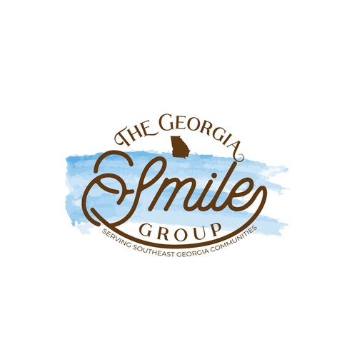 Classy logo for growing dental group in Southeast Georgia Design by Rita Harty®