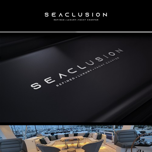 Luxury Yacht Logo Creation - Seaclusion Yacht Charters Design by Bea1990