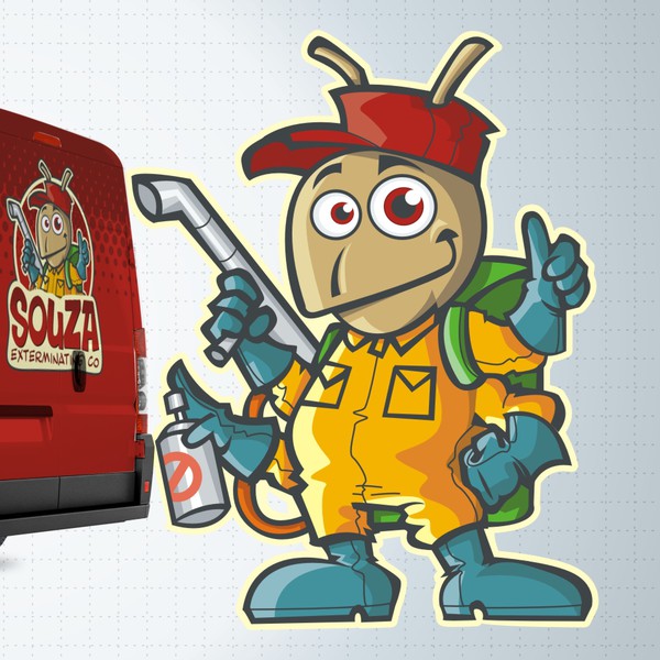 Design by Nei Costa titled "logo of exterminating co"