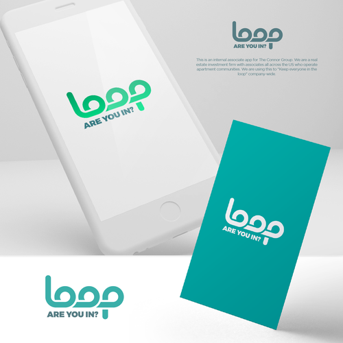 (GUARANTEED) Fun Logo for App: Loop - Are you In? Design by Tomillo