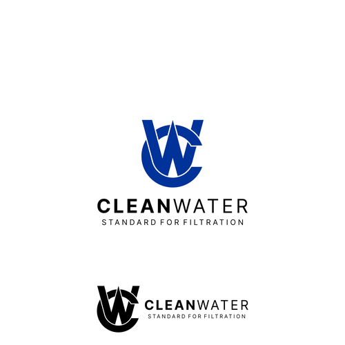 Simple Clean Logo for Water Filtration Company Design by ArtC4