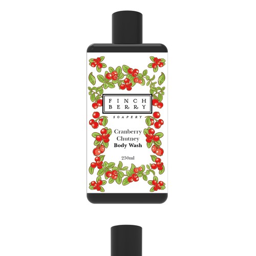 Create body wash label for large bath and body company Design by Studio C7