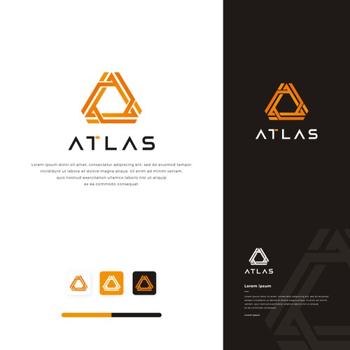 Abstract logo for crypto project Design by JudynGraff