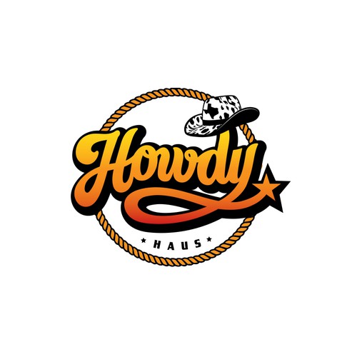 Howdy Logo for Fun Sign For Bar Design von Konstant1n™