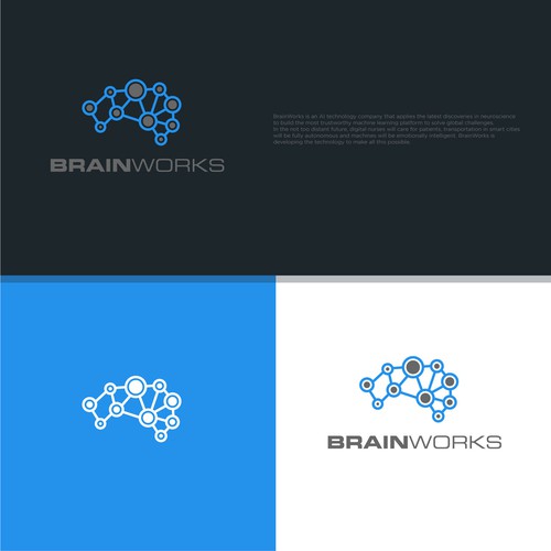 Design a logo for BrainWorks - a new AI company! Design by Ezra Design™