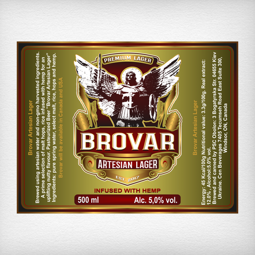 A Can of Beer infused with goodness needs a label Design by DataDesign99d