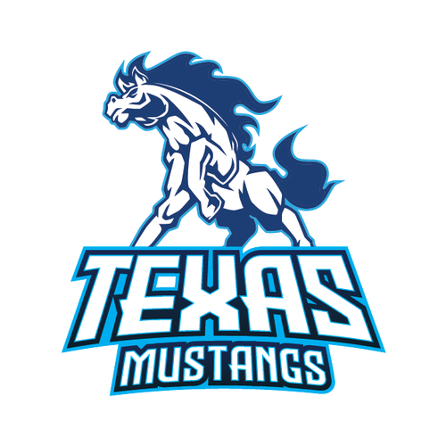 Texas Mustangs Design by uc.ink