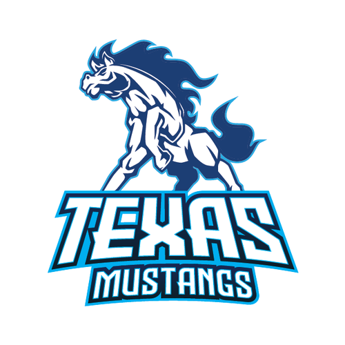 Diseño de Texas Mustangs de midlicious