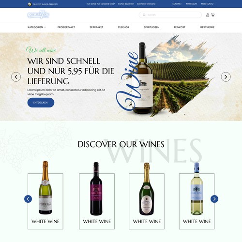 Web page design contest entry by MercClass