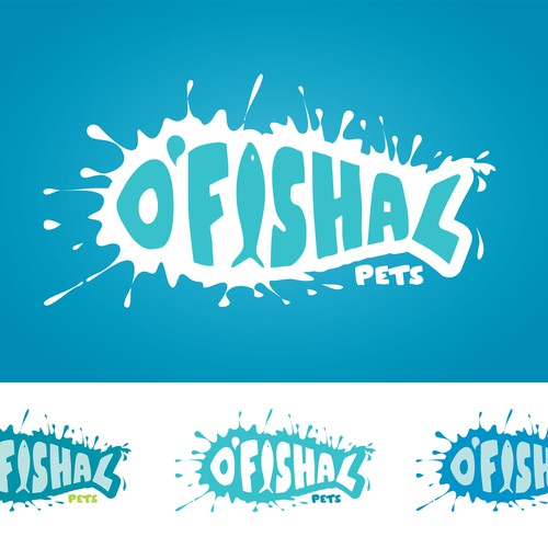 Design a fun, fresh logo package for aquarium pet store
 Design by mersina