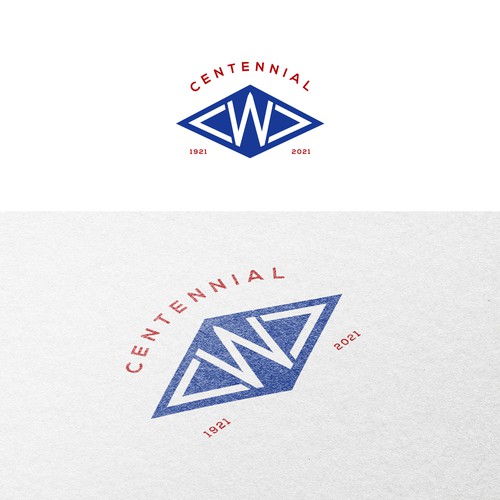 Centennial Anniversary Logo Design by NABEEL™