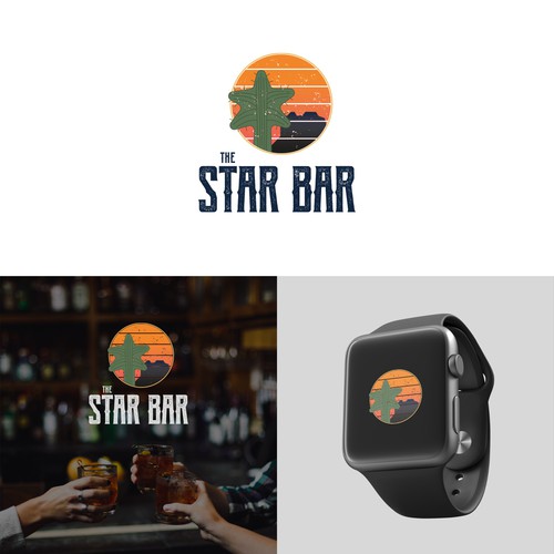A Bar with Joshua Trees all around Design von TwoPlusOne