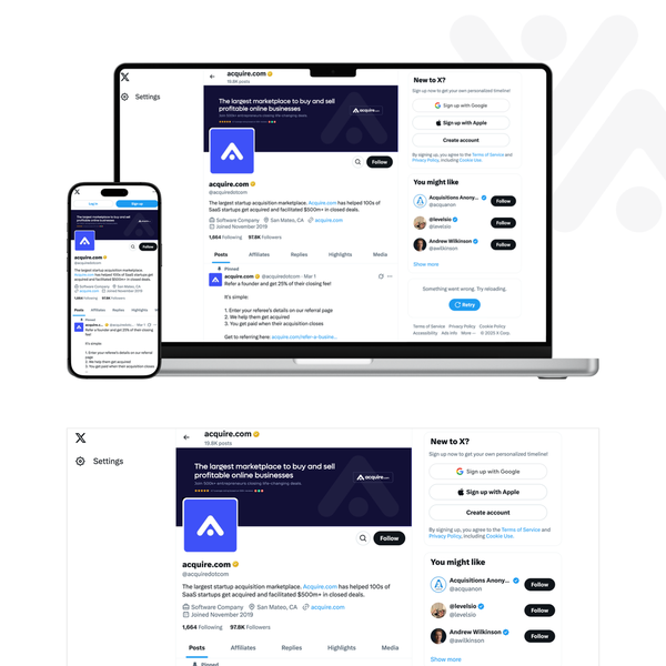 Social Media Cover Banner for Acquire