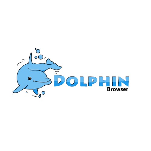 New logo for Dolphin Browser Réalisé par pithu