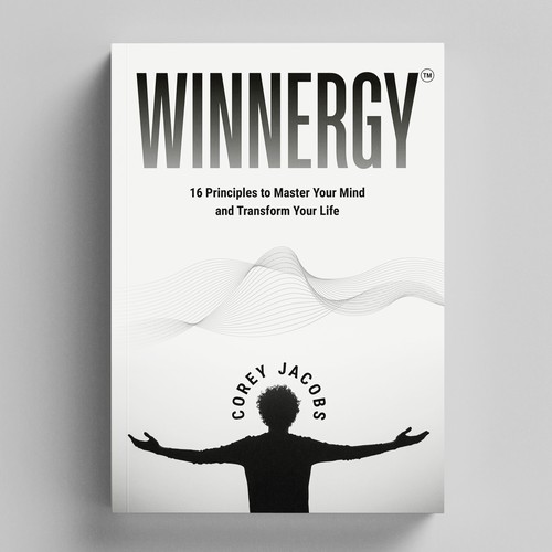 Design a sleek book cover for a man who wants to transform your mind and life! Design by Shreya007⭐