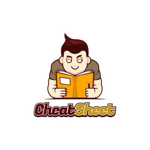 Unique descriptive combo mascot Logo that embodies the action of cheating on a test & shortcuts Design von DevDevit   ★ ★ ★ ★ ★