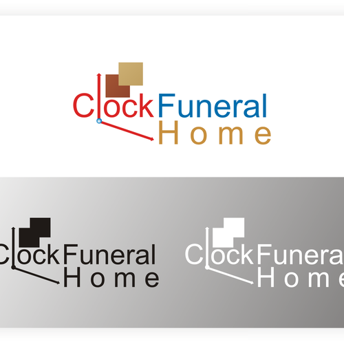 logo for Clock Funeral Home Logo design contest