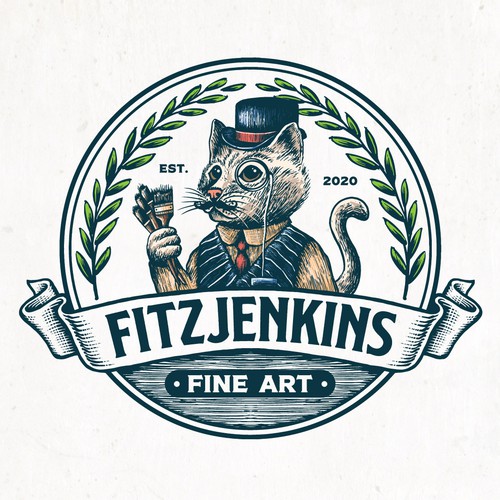 Fine art portrait painter needs a retro inspired logo Ontwerp door vuveeh™