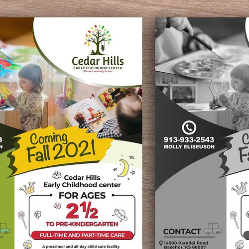 Design Half Page Flyer for Preschool por DITA SUTARSO